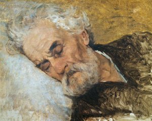 Giuseppe Mazzini mourant