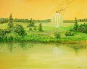Ballon atterrissant