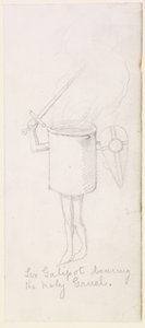 Sir Galipot portant le saint Gruel, c.1855-59