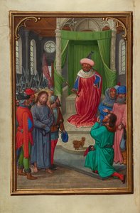 Le Christ devant Hérode - Simon Bening