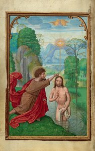 Le Baptême du Christ - Simon Bening
