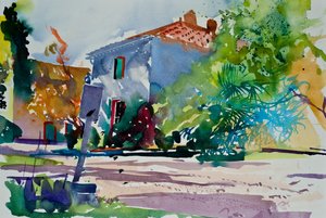 Chez Florence, 2015 (aquarelle)