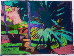 Plant Life II (pastel sur papier)
