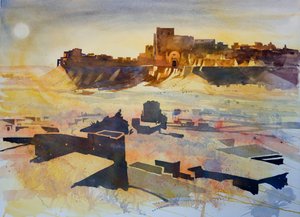 Tempête de sable, 2007 (techniques mixtes) - Simon Fletcher