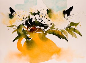 Cruche jaune, 2016 (aquarelle) - Simon Fletcher