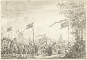 Adieu de Guillaume V et de son épouse à Buitenamstel, 1768
