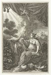 Figures allégoriques près de la colline du Golgotha - Simon Fokke