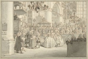 Baptême du prince Guillaume V, 1748