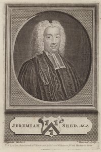 Jeremiah Seed, ecclésiastique et universitaire anglais (gravure)