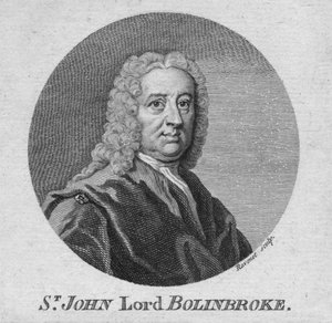 St. John Lord Bolingbroke, vers 1750 - Simon Francois Ravenet