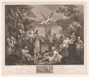 Christ guérit le malade de Bethesda - Simon François Ravenet (le vieux)