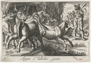 Hercule garde le troupeau de Géryon