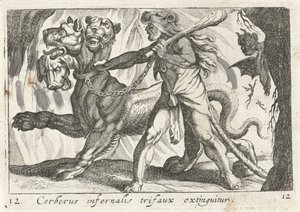 Hercule capture Cerbère