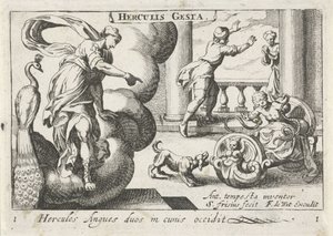 Jeune Hercule étrangle deux serpents (Herculische thema