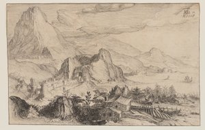 Paysage montagneux - Simon Frisius