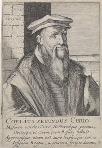 Portrait de Caelius Secundus Curio - Simon Frisius