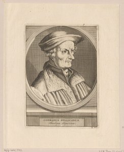 Portrait de Conrad Pellican - Simon Frisius