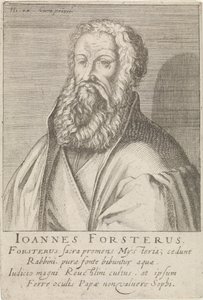 Portrait de Johann Forster - Simon Frisius