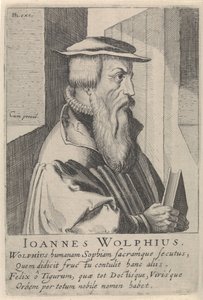 Portrait de Johann Wolf - Simon Frisius