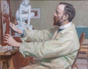 Sir William Goscombe John, 1860-1952, vers 1900