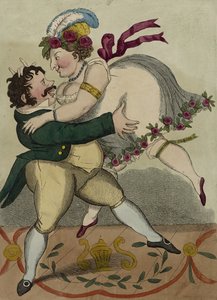 La nouvelle valse allemande, vers 1818