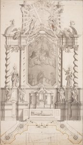 Projet pour un autel baroque - Simon Hueter
