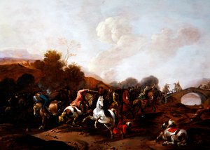 Une Escarmouche entre Turcs et Chrétiens