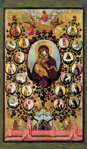 Apothéose de la Vierge de Vladimir, 1668 - Simon Ushakov
