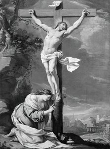 Christ en Croix avec Marie Madeleine, 1640-1650