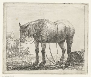 Cheval de travail au repos - Simon de Vlieger