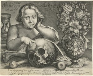 Enfant avec crâne (Vanitas)