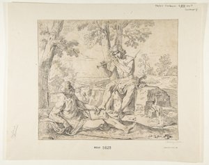 Mercure et Argus, vers 1630-1648 - Simone Cantarini