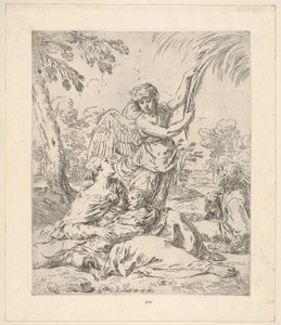 Repos en Égypte, Marie allaitant l