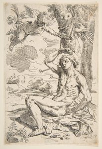 Saint Sébastien percé de flèches et attaché à un arbre, vers 1639