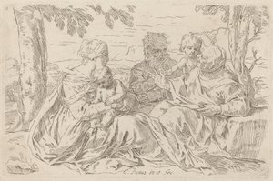 La Sainte Famille - Simone Cantarini