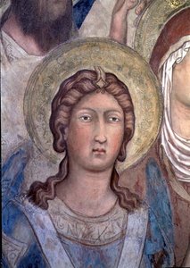 Maesta : peut-être Saint Michel