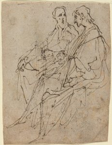 Deux figures masculines assises - Sir Anthony van Dyck