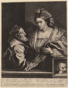Titien et sa maîtresse - Sir Anthony van Dyck and Lucas Emil Vorsterman after Titian