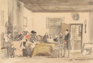 Étude pour "Lecture du testament"