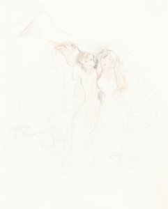 Deux filles sous un manteau