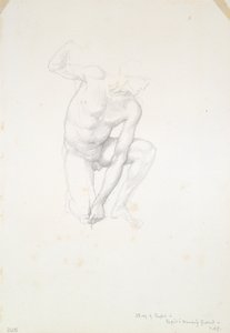Étude pour Cupidon - Sir Edward Burne Jones