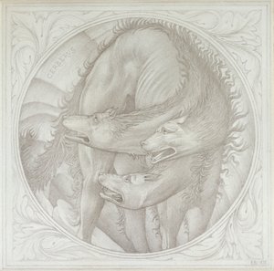 Cerbère - Sir Edward Coley Burne Jones