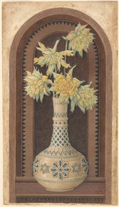 Narcisses dans un vase bleu et blanc - Sir Edward John Poynter