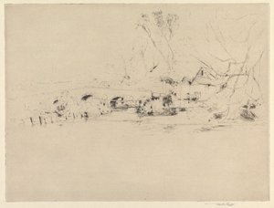 Vieux moulin sur la Wandle, à Mitcham