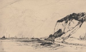La route côtière, Kingsdown, n°2, 1922 - Sir Frank Short