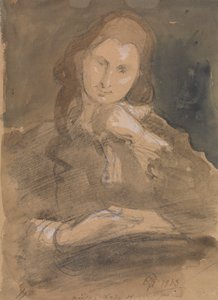 Étude de portrait de Martha, Lady Hayter