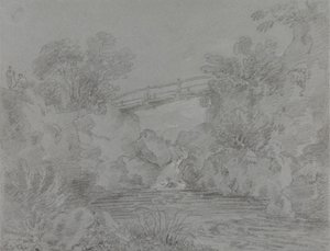 Pont sur la piscine à Llanrwst - Sir George Howland Beaumont seventh Baronet