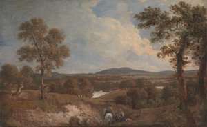 Paysage avec figures au premier plan