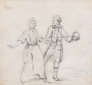 Deux figures avec un crâne
