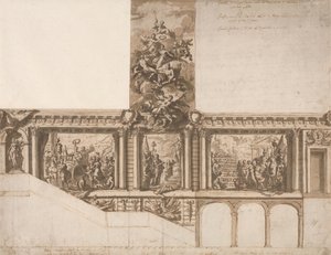 Conception pour plafonds, murs et escalier